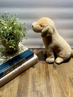 Vintage Douglas Plush Yellow Lab Golden Retriever 7” Stuffed Dog